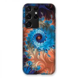 Coque Pour Samsung Galaxy S21 Ultra Psychedelic Spirale
