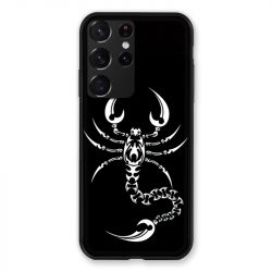 Coque Pour Samsung Galaxy S21 Ultra Scorpion Noir