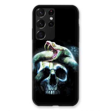 Coque Pour Samsung Galaxy S21 Ultra serpent Crane