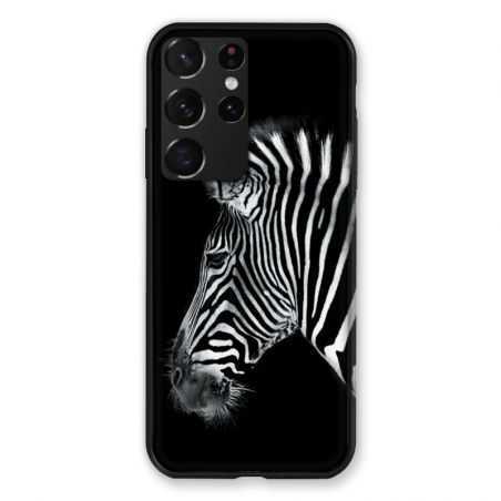 Coque Pour Samsung Galaxy S21 Ultra Savane Zebra