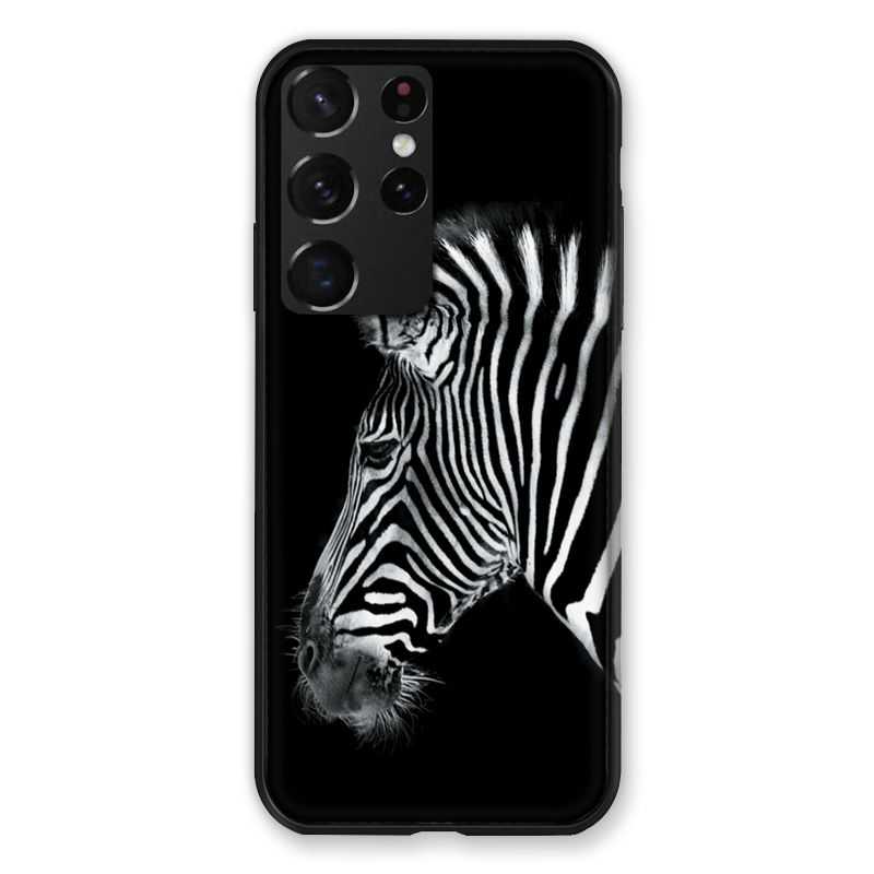 Coque Pour Samsung Galaxy S21 Ultra Savane Zebra