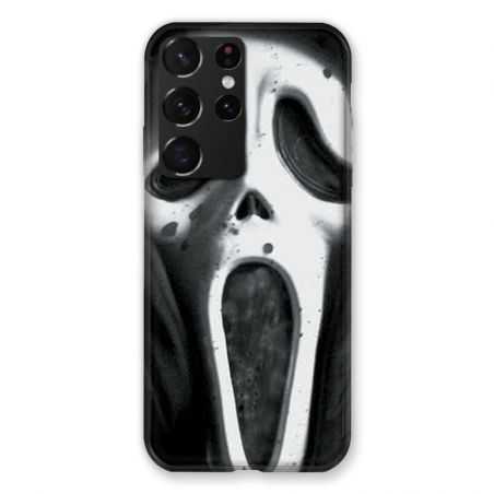 Coque Pour Samsung Galaxy S21 Ultra Scream Noir