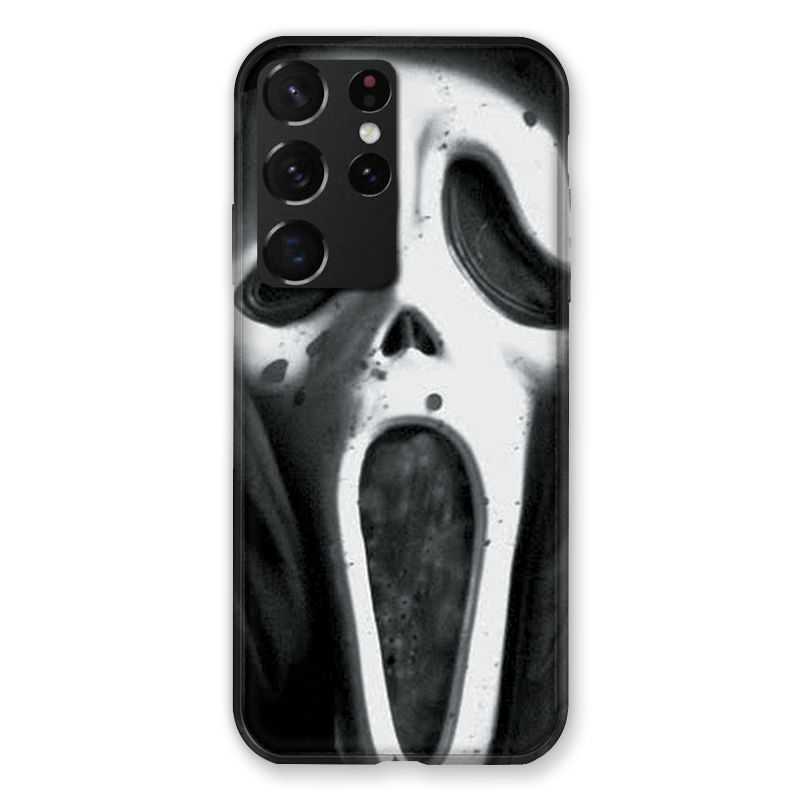 Coque Pour Samsung Galaxy S21 Ultra Scream Noir