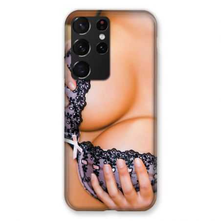 Coque Pour Samsung Galaxy S21 Ultra Sexy Boobs