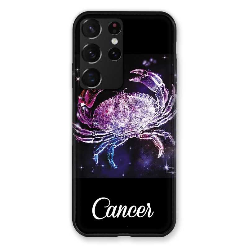 Coque Pour Samsung Galaxy S21 Ultra Signe Zodiaque 2 Cancer