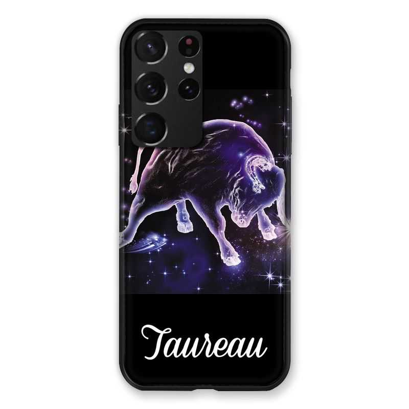 Coque Pour Samsung Galaxy S21 Ultra Signe Zodiaque 2 Taureau