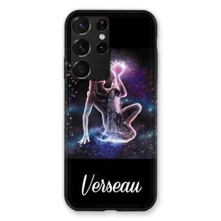 Coque Pour Samsung Galaxy S21 Ultra Signe Zodiaque 2 Verseau