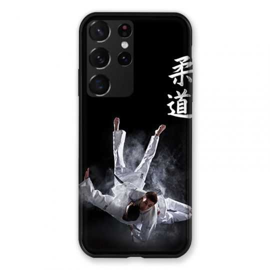 Coque Pour Samsung Galaxy S21 Ultra Judo Noir