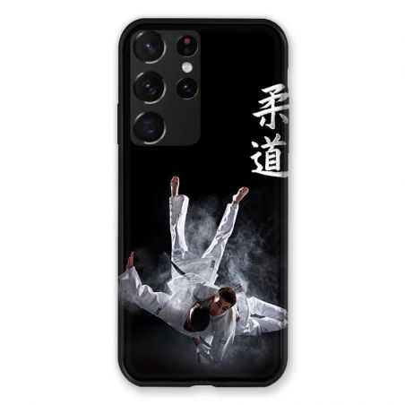Coque Pour Samsung Galaxy S21 Ultra Judo Noir