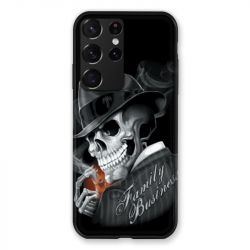 Coque Pour Samsung Galaxy S21 Ultra Tete de Mort family business