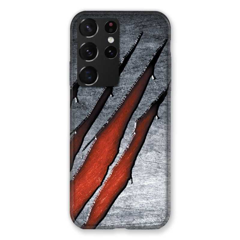 Coque Pour Samsung Galaxy S21 Ultra Texture Beton