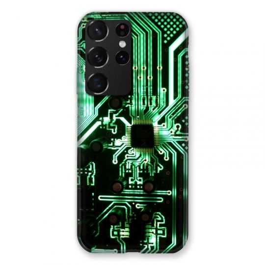 Coque Pour Samsung Galaxy S21 Ultra Trompe Oeil Composant