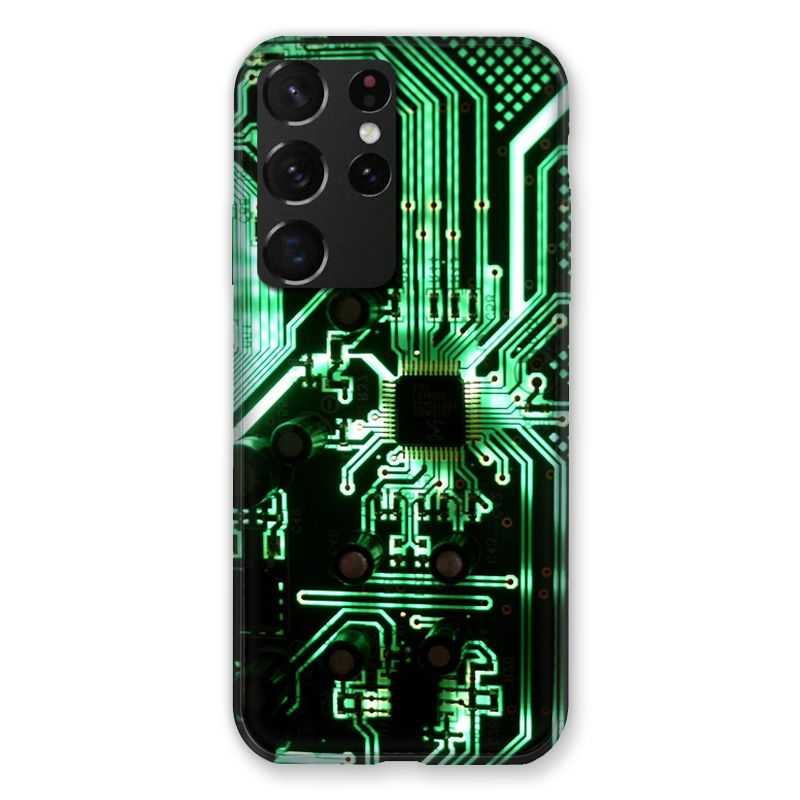 Coque Pour Samsung Galaxy S21 Ultra Trompe Oeil Composant
