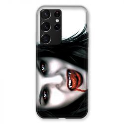 Coque Pour Samsung Galaxy S21 Ultra Vampire Blanc