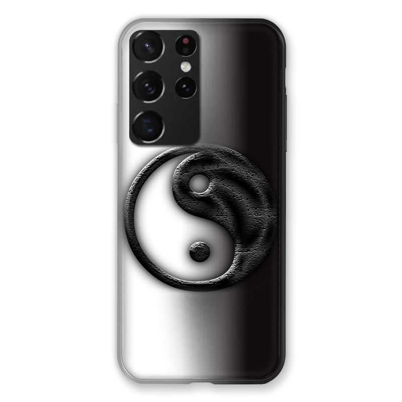 Coque Pour Samsung Galaxy S21 Ultra Yin Yang 3d