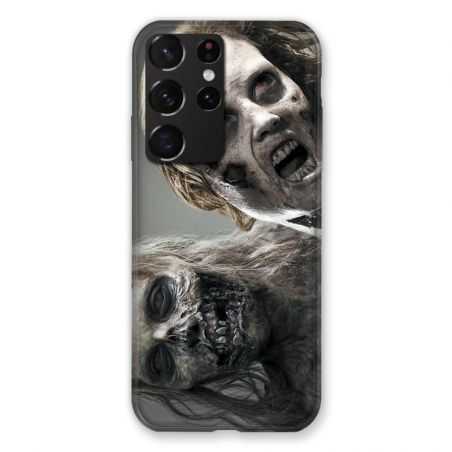 Coque Pour Samsung Galaxy S21 Ultra Zombie Blanc