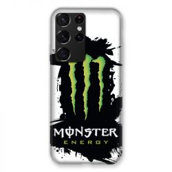 Coque Pour Samsung Galaxy S21 Ultra Monster Energy Tache