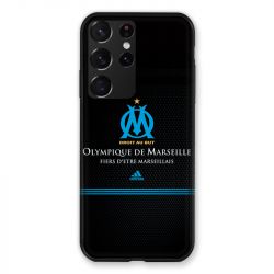 Coque Pour Samsung Galaxy S21 Ultra Olympique Marseille OM Fier etre Marseillais