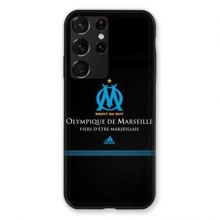 Coque Pour Samsung Galaxy S21 Ultra Olympique Marseille OM Fier etre Marseillais