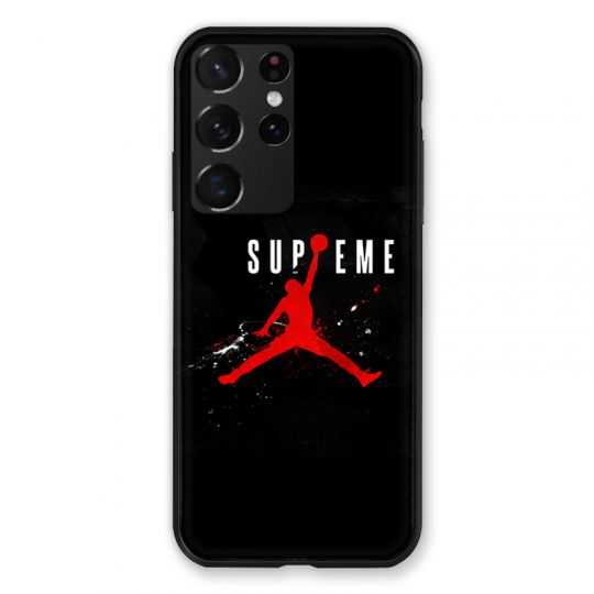Coque Pour Samsung Galaxy S21 Ultra Jordan Supreme Noir