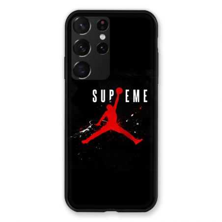 Coque Pour Samsung Galaxy S21 Ultra Jordan Supreme Noir