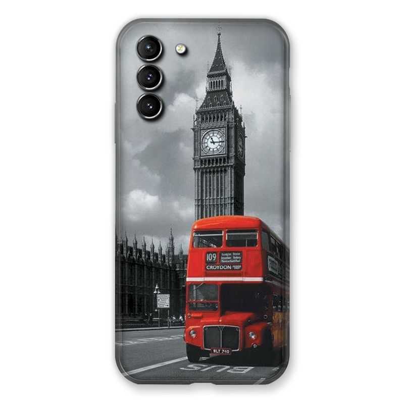 Coque Pour Samsung Galaxy S21 Plus Angleterre London Bus