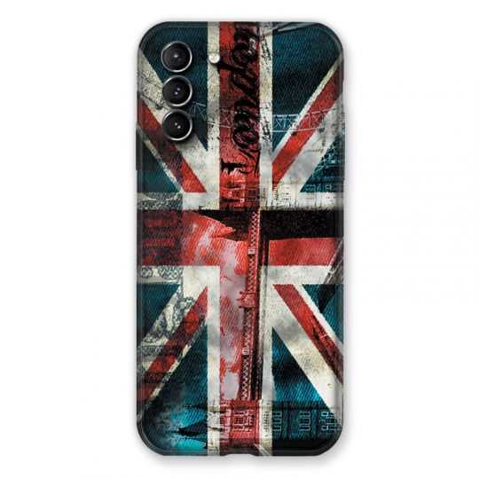 Coque Pour Samsung Galaxy S21 Plus Angleterre UK Jean's