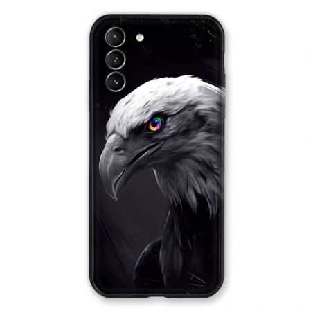 Coque Pour Samsung Galaxy S21 Plus Aigle Royal Noir