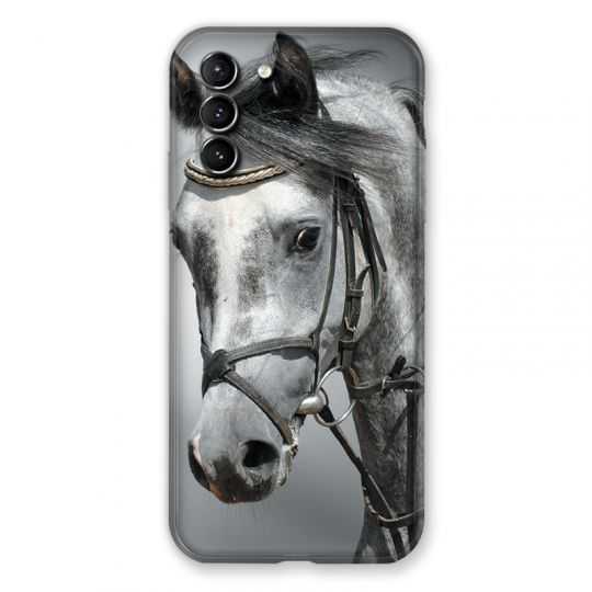 Coque Pour Samsung Galaxy S21 Plus Cheval Blanc