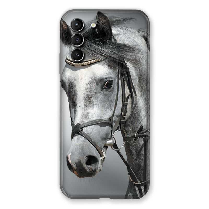 Coque Pour Samsung Galaxy S21 Plus Cheval Blanc