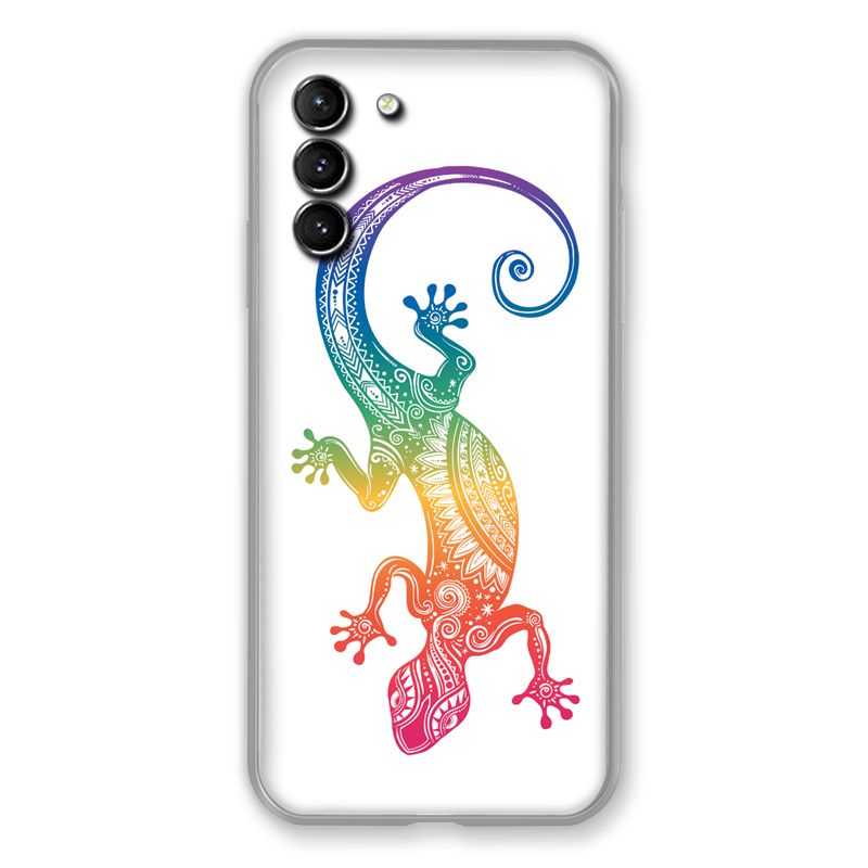 Coque Pour Samsung Galaxy S21 Plus Animaux Maori Salamandre Color