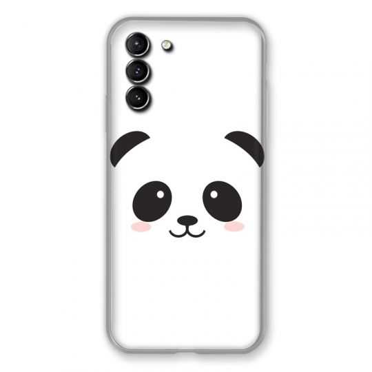 Coque Pour Samsung Galaxy S21 Plus Panda Blanc