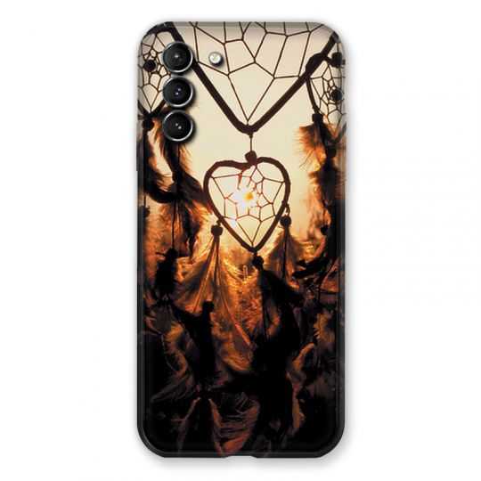 Coque Pour Samsung Galaxy S21 Plus Attrape Reve Noir