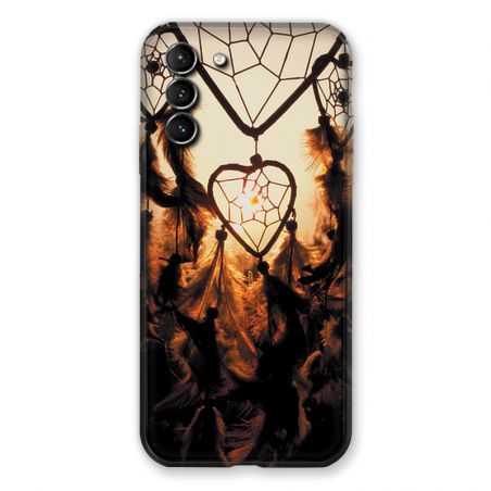 Coque Pour Samsung Galaxy S21 Plus Attrape Reve Noir