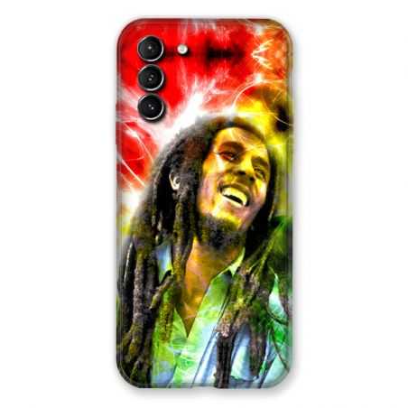 Coque Pour Samsung Galaxy S21 Plus Bob Marley Color