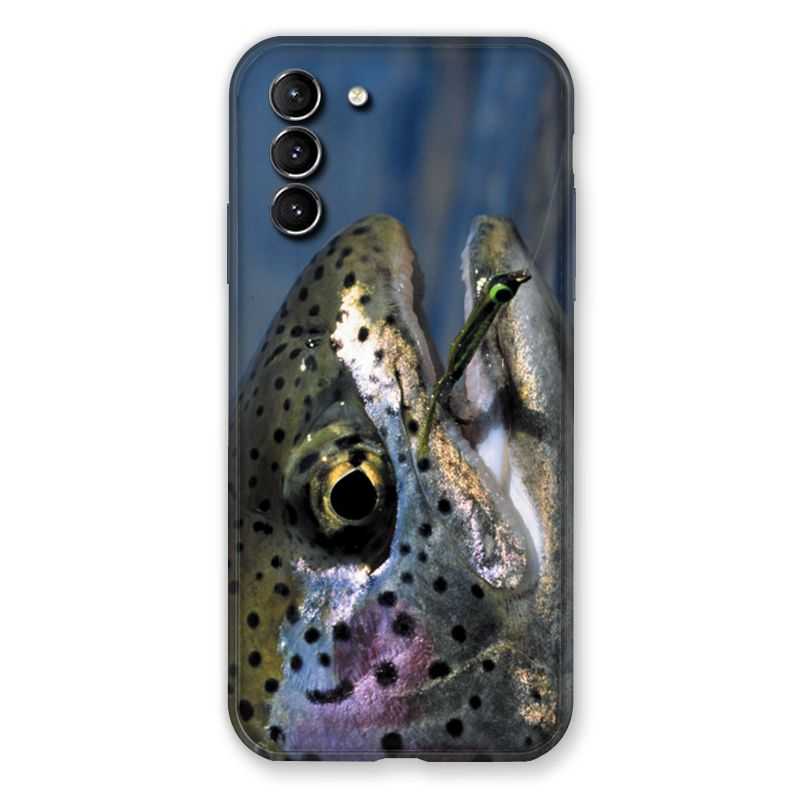 Coque Pour Samsung Galaxy S21 Plus Peche Truite