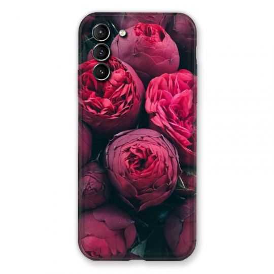 Coque Pour Samsung Galaxy S21 Plus Fleur Pivoine