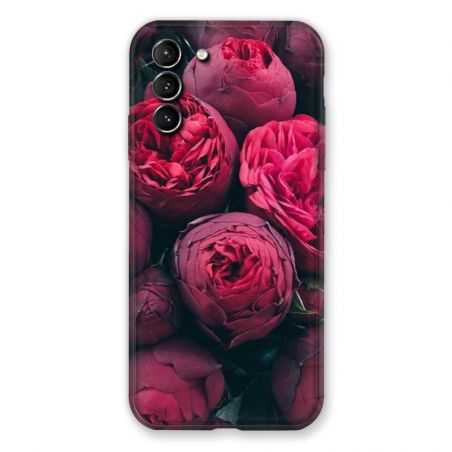 Coque Pour Samsung Galaxy S21 Plus Fleur Pivoine
