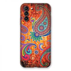 Coque Pour Samsung Galaxy S21 Plus Fleur Psychedelic