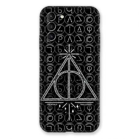 Coque Pour Samsung Galaxy S21 Plus WB License Harry Potter Triangle noir