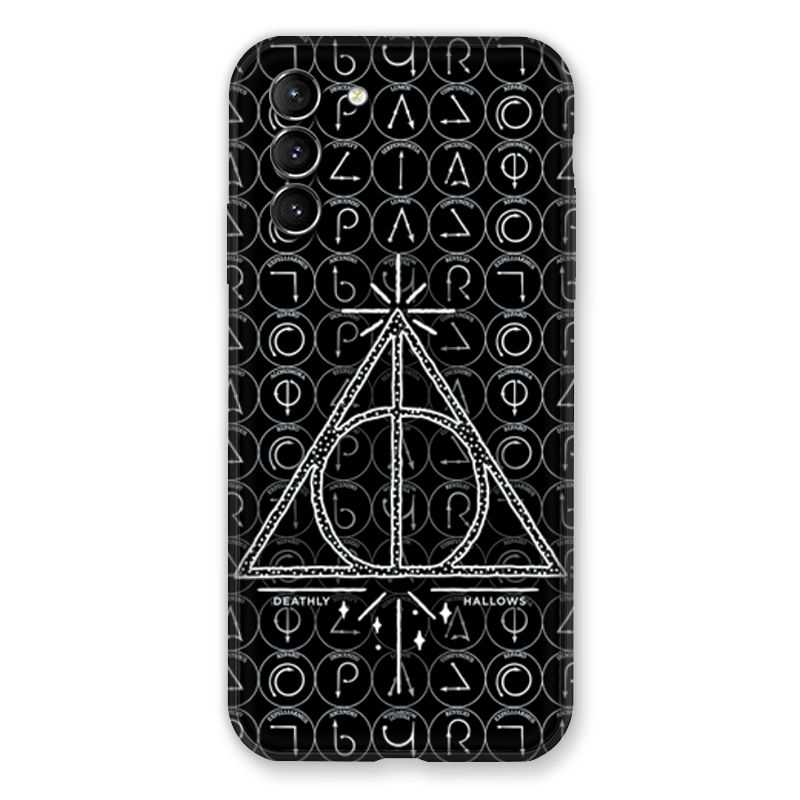 Coque Pour Samsung Galaxy S21 Plus WB License Harry Potter Triangle noir