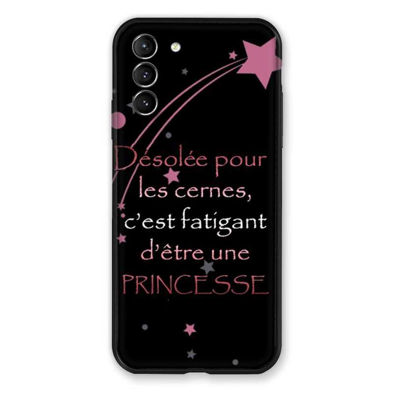 Coque Pour Samsung Galaxy S21 Plus Humour Princesse