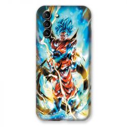 Coque Pour Samsung Galaxy S21 Plus Manga Dragon Ball Sangoku Blanc