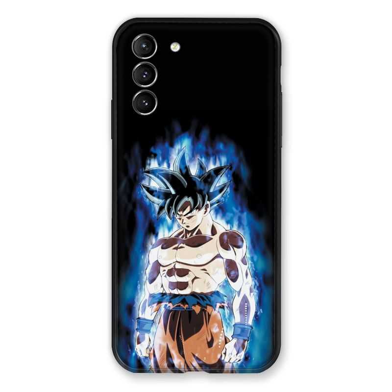 Coque Pour Samsung Galaxy S21 Plus Manga Dragon Ball Sangoku Noir