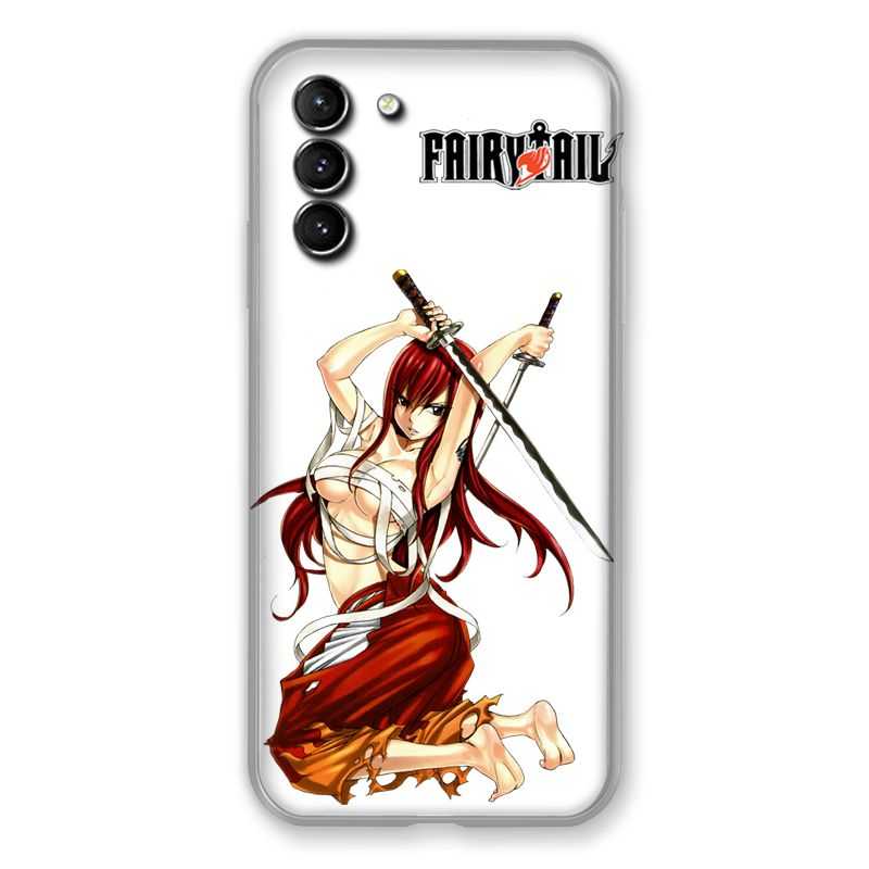Coque Pour Samsung Galaxy S21 Plus Manga Fairy Tail Erza