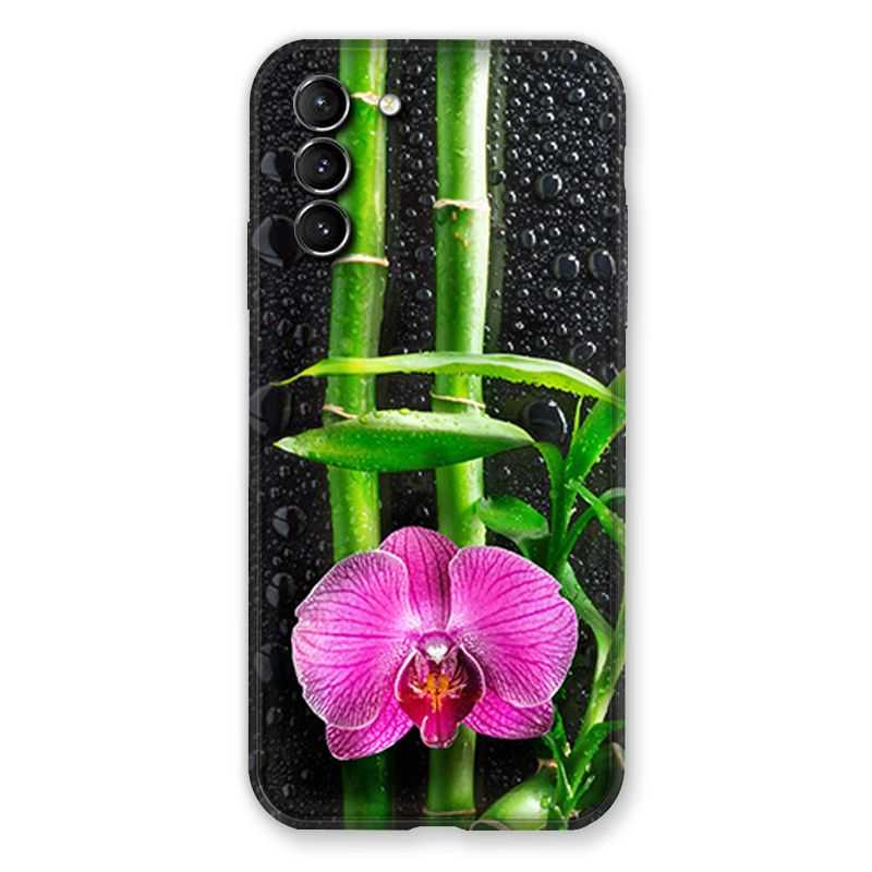 Coque Pour Samsung Galaxy S21 Plus Orchidee Bambou