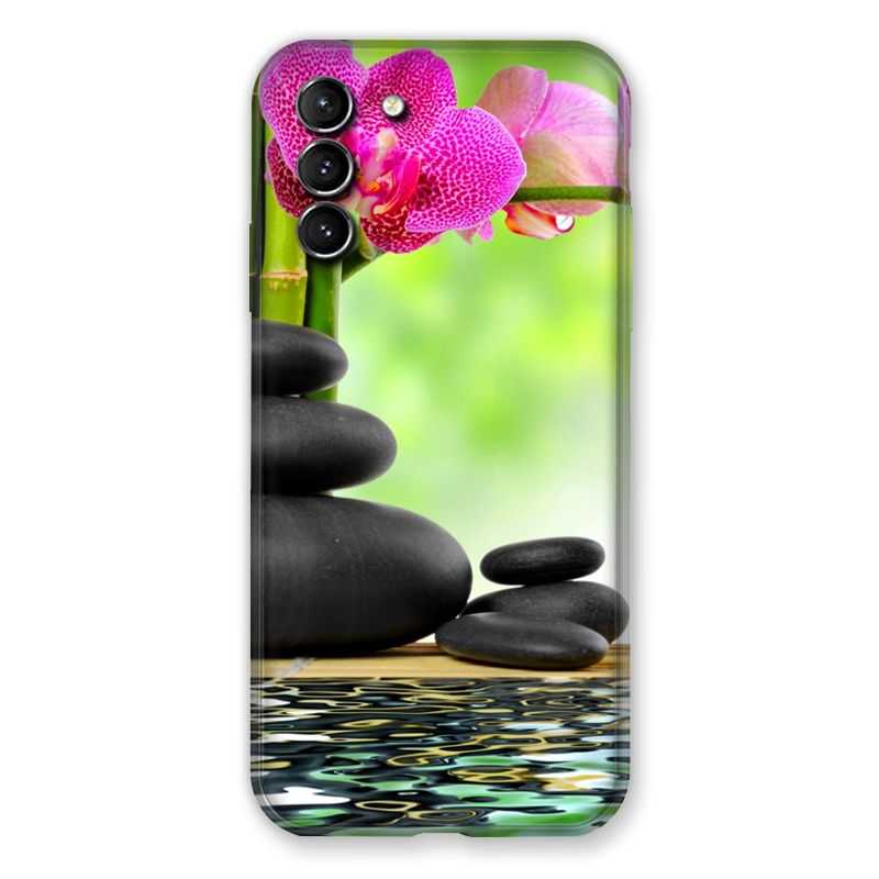 Coque Pour Samsung Galaxy S21 Plus Orchidee Eau