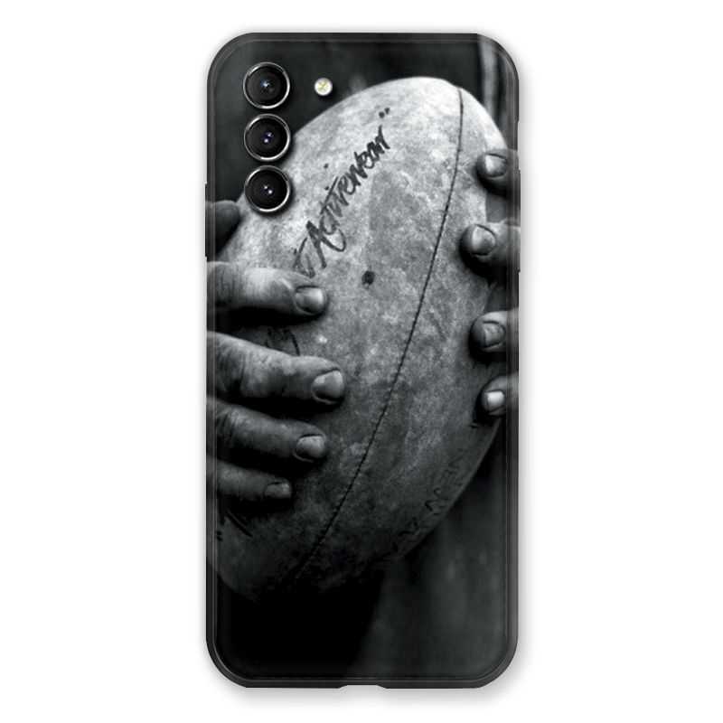 Coque Pour Samsung Galaxy S21 Plus Rugby Ballon Vintage