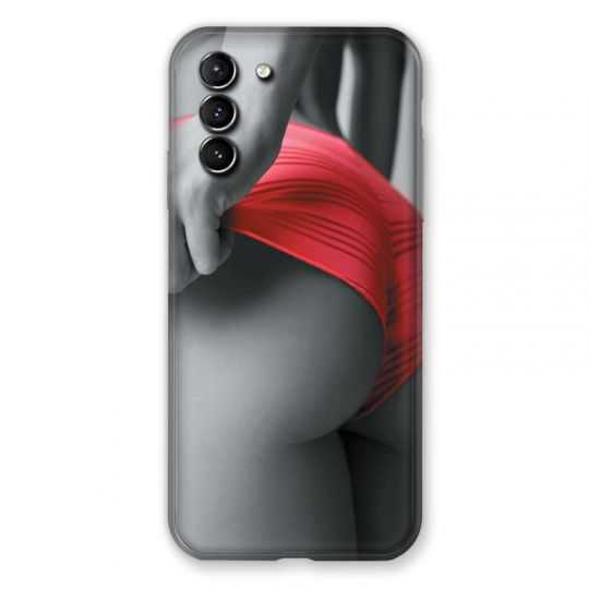 Coque Pour Samsung Galaxy S21 Plus Sexy Tanga Rouge