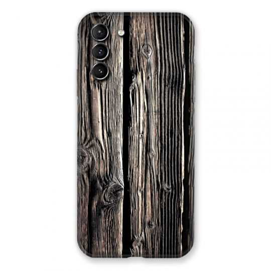 Coque Pour Samsung Galaxy S21 Plus Texture Bois